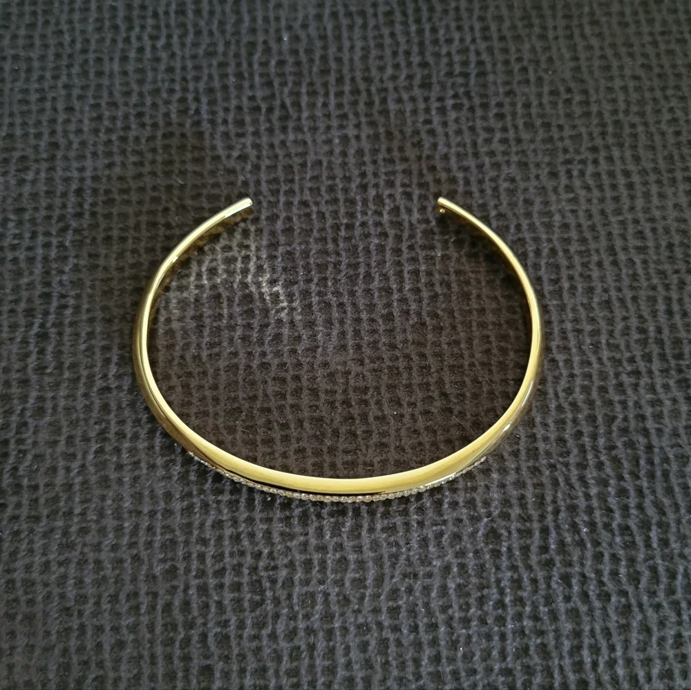 Kate Spade♠️ "Raise the Bar" Gold💛 Open Cuff Bracelet - NWT - Picture 4 of 12